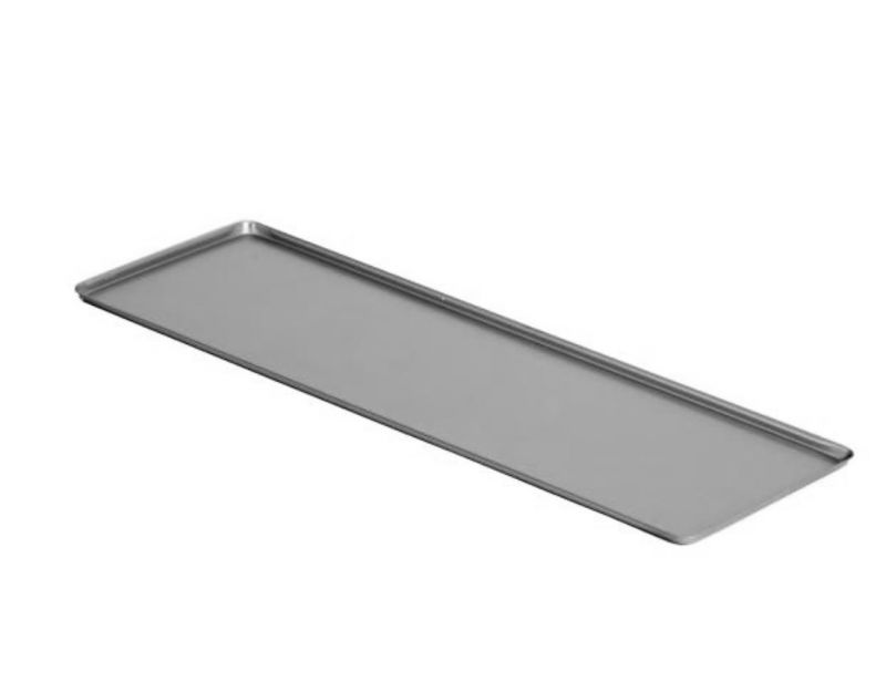 plateau rectangulaire en aluminium, dim. 600x200x10mm
