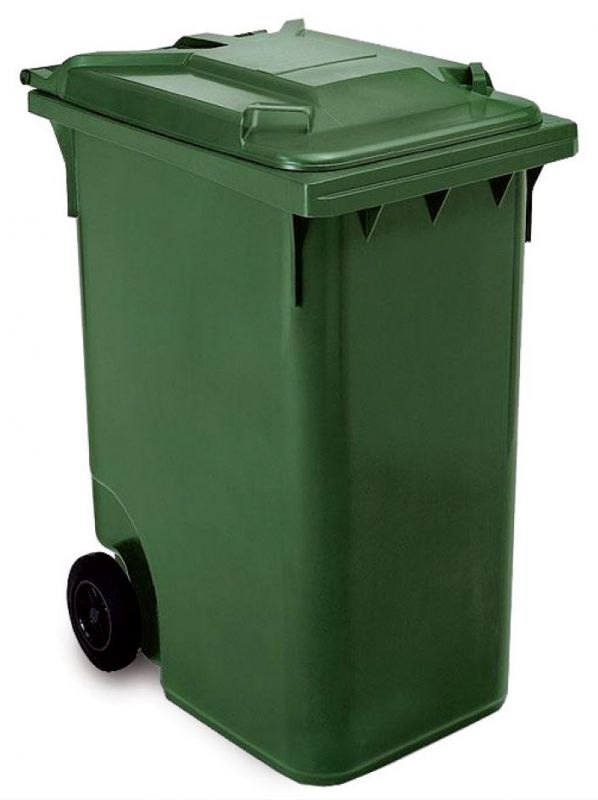 Bidone spazzatura Verde RS PRO, in Plastica, da 50L