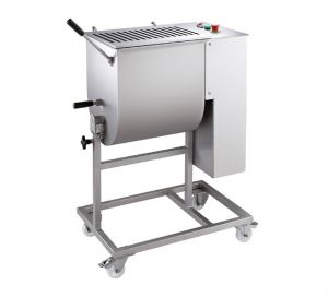 50C1PNT Stainless steel electric meat mixer 50 kg 1 three-phase shovel