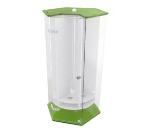 AG00802P Revolving 6-seater cone holder with green base/top holder