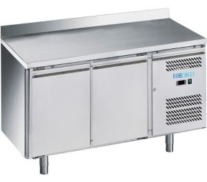 M-GN2200BT-FC Mesa de gastronomía refrigerada en acero inoxidable AISI201